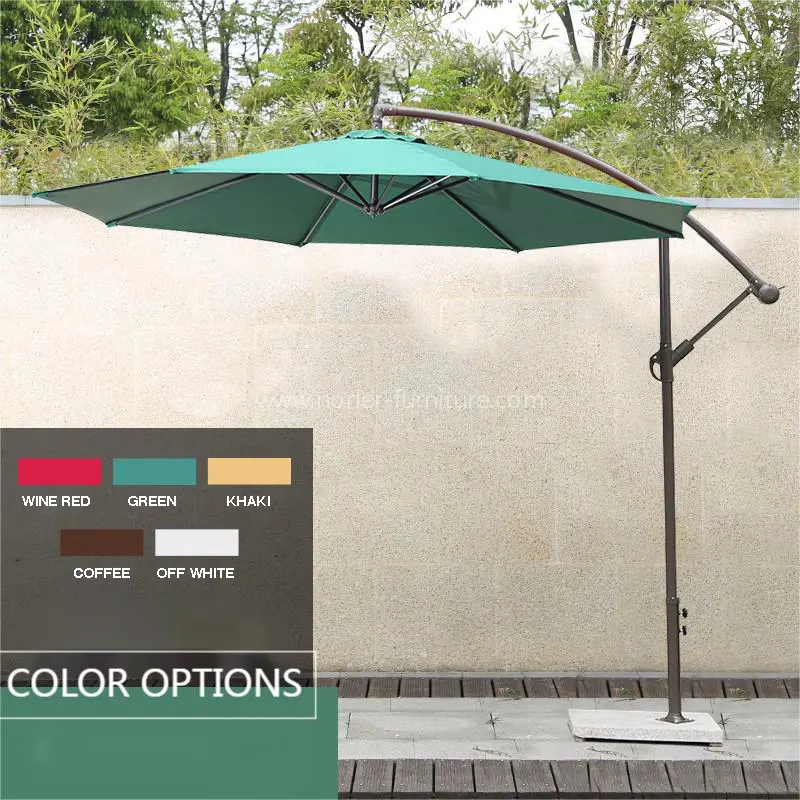 All-Iron Freshed Banana Outdoor Parasol