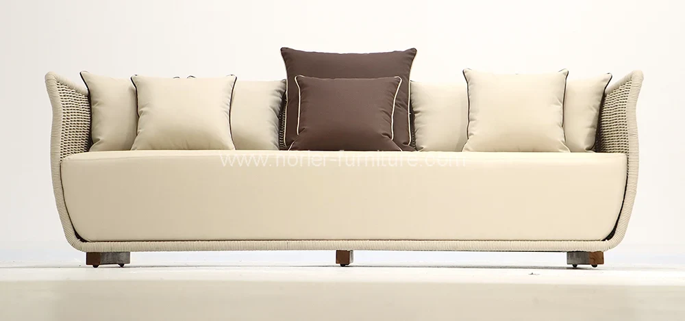 Outdoor Patio Furniture Garden Set Rope Sofa