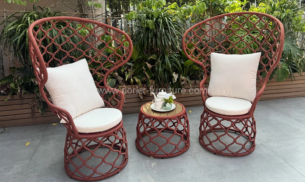 Modern Queen Outdoor Rope Weaving Sofa