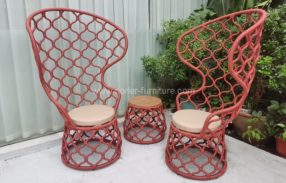 Modern Queen Outdoor Rope Weaving Sofa