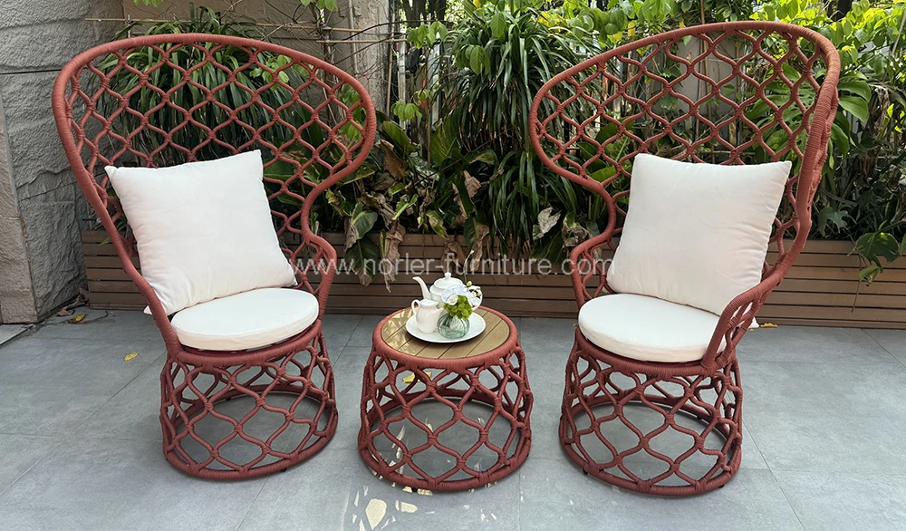 Modern Queen Outdoor Rope Weaving Sofa